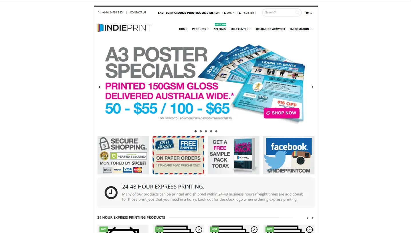 Indieprint: design tools and automated print-ready files