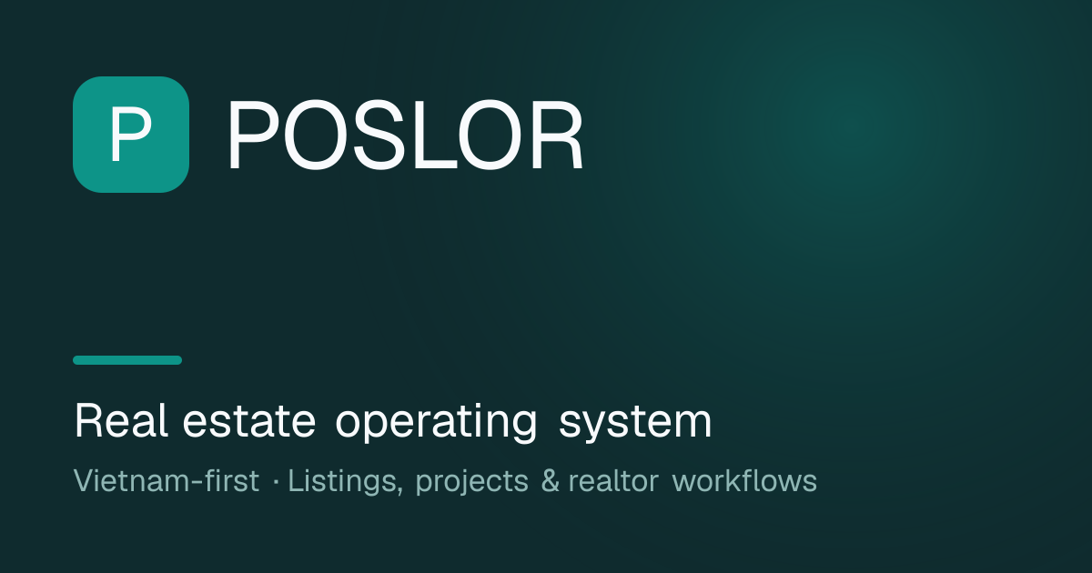 Poslor: the real estate operating system Netbase built and runs