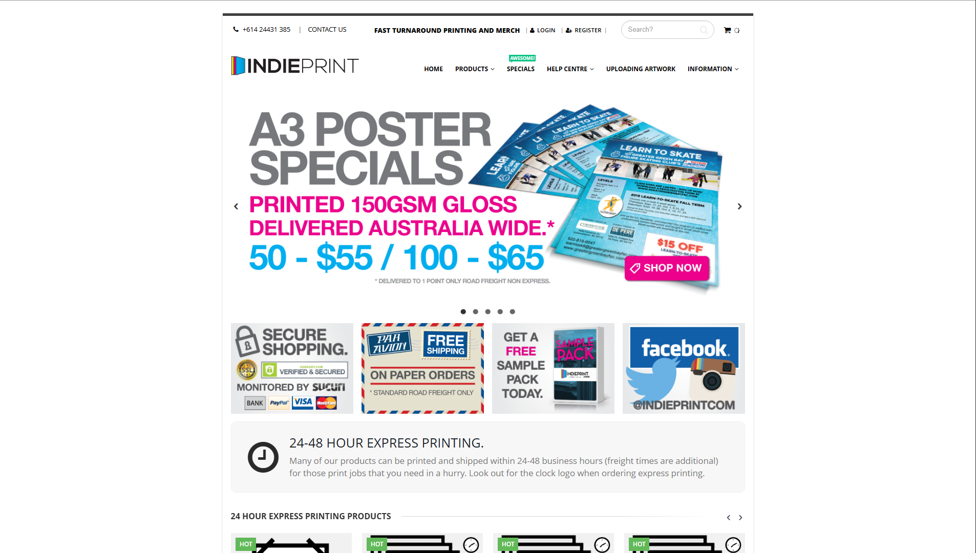 indieprint-homepage